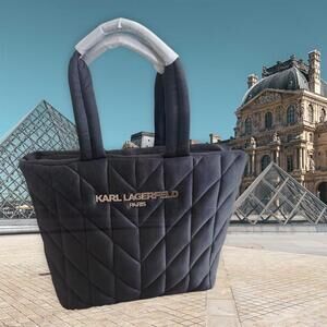 HOT FIND!! Chic Karl Lagerfeld shopping tote